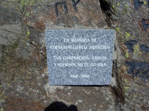 Homenaje al campeón Fernando García Herreros en la cima del Mondalindo